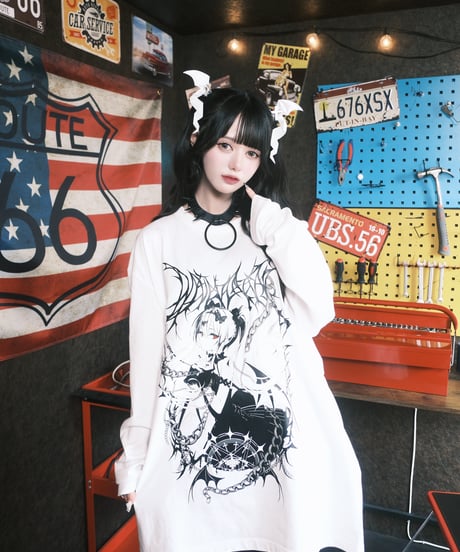 《rurudoイラストロンT》WHITE❤︎受注再販❤︎