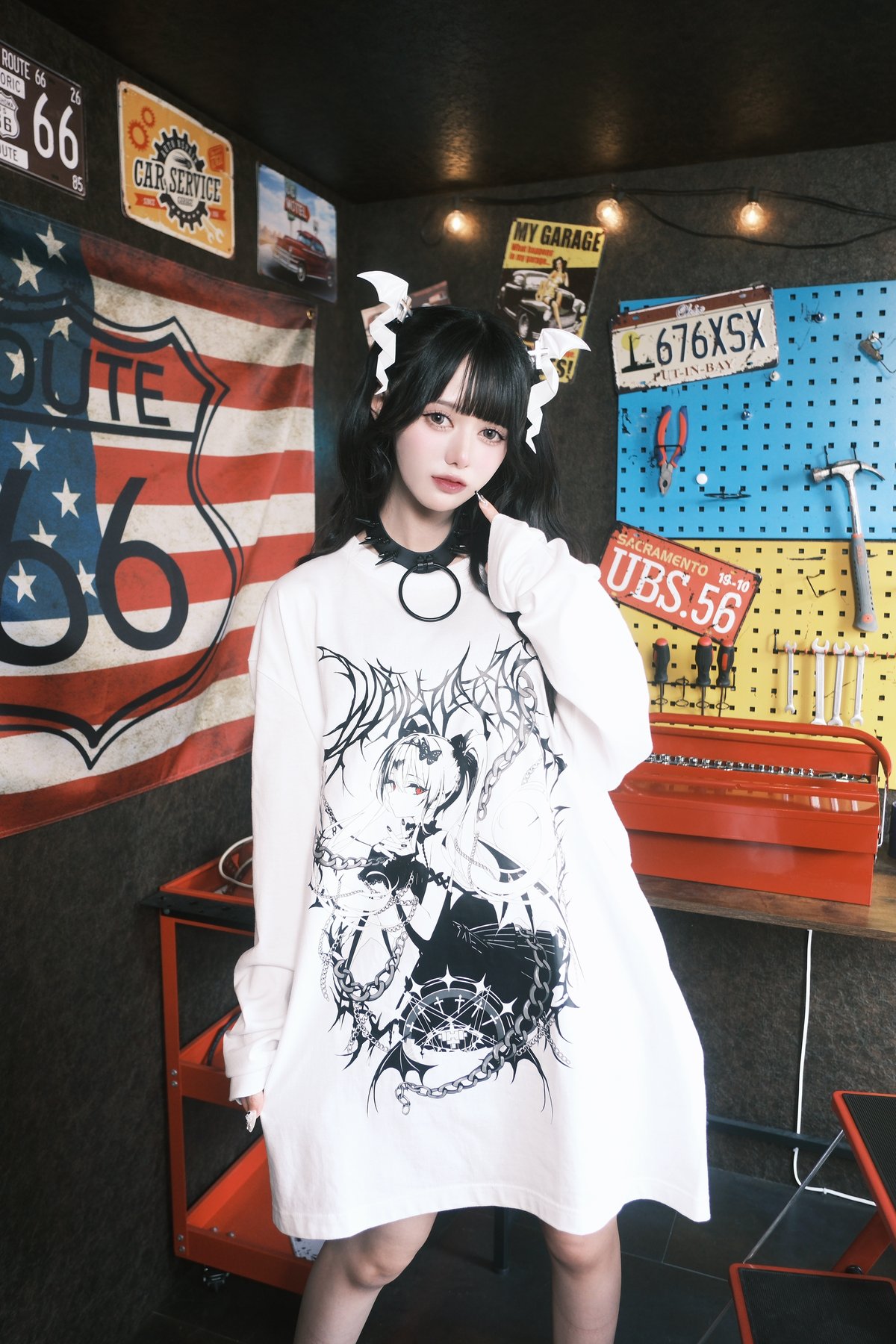 再販《rurudoイラストロンT》WHITE | HIDOLATRAL THEODOL