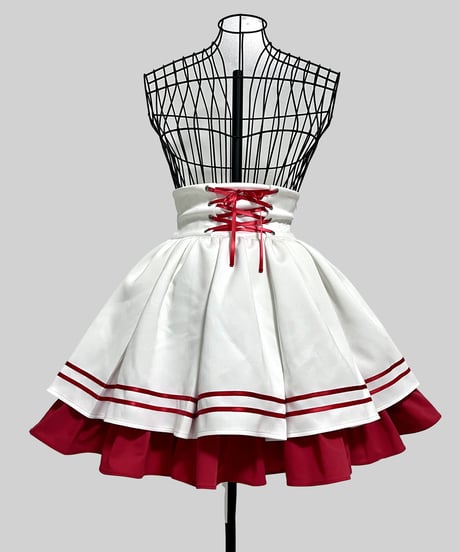 《China-Jerseylolita Setup》スカート（White）