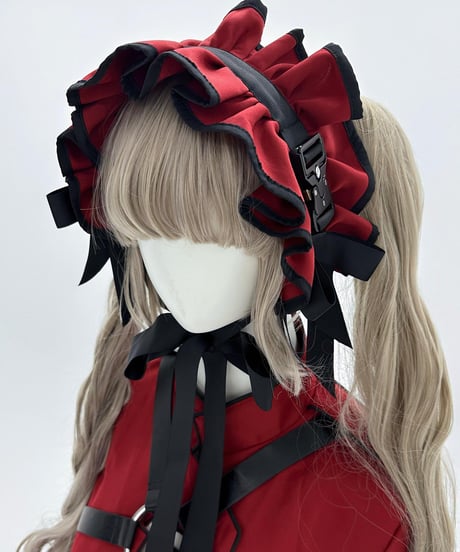 《ジャージバックルヘッドドレス》RED