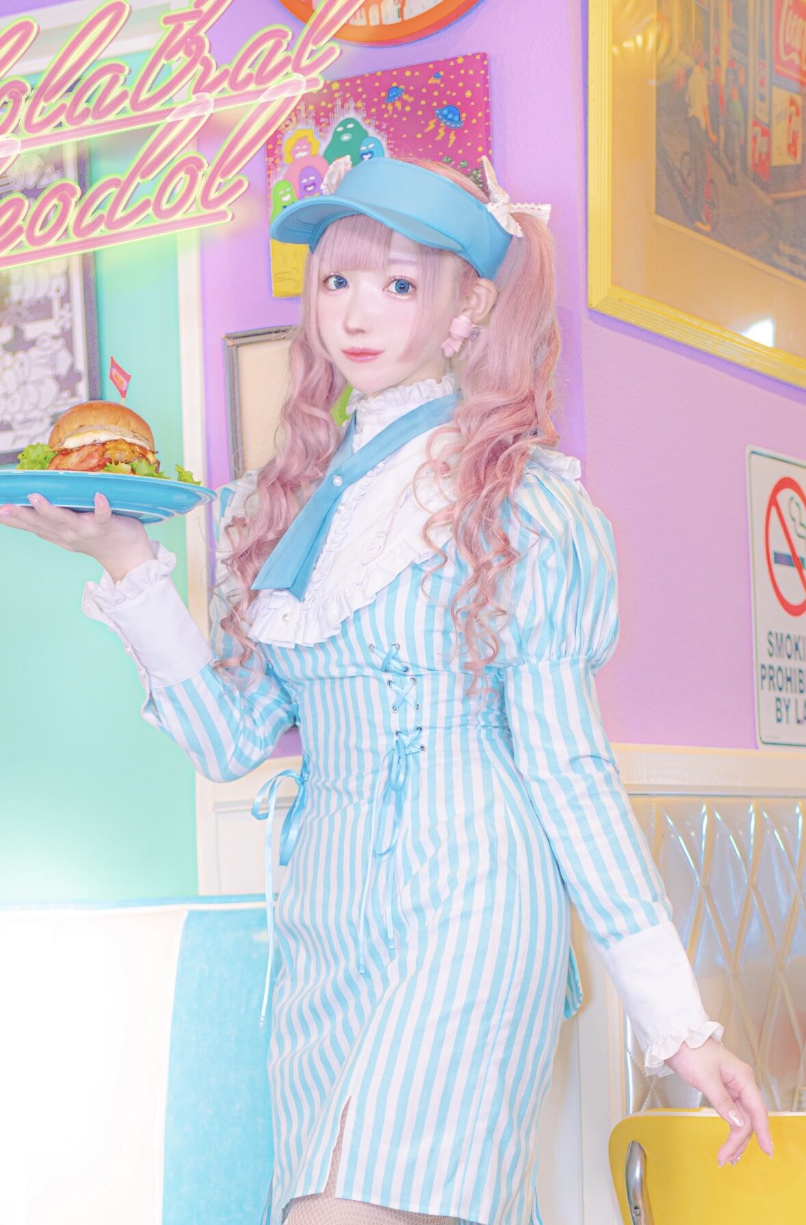 DinerMaid Onepiece (サックス)