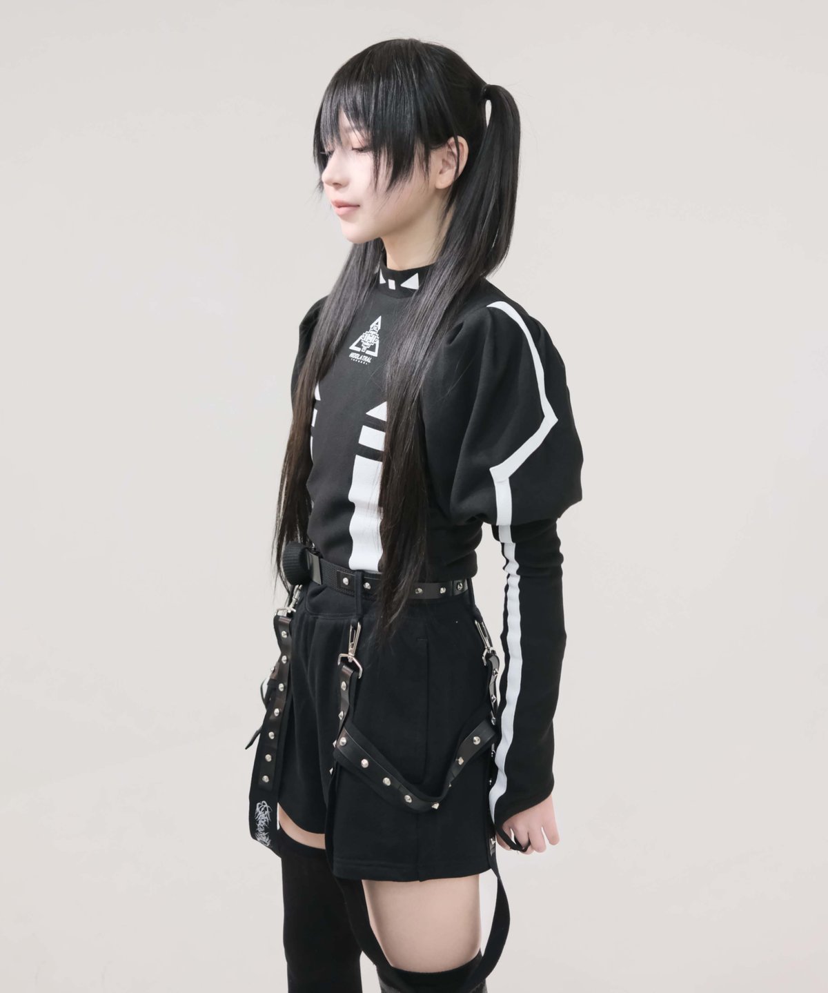 メタルエンジェルショートパンツ》BLACK | HIDOLATRAL THEODOL