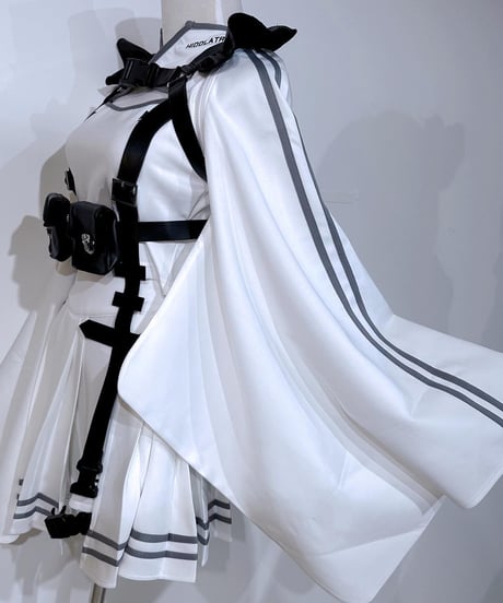 《機械少女着物ジャージセットアップ》WHITE