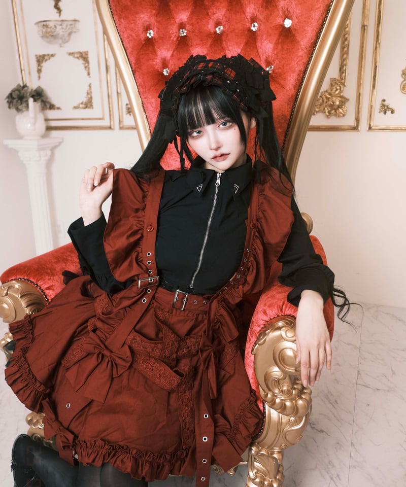 HIDOLATRAL THEODOL ローズレースクリノリンスカート BLD fit=scale-down,w=1200