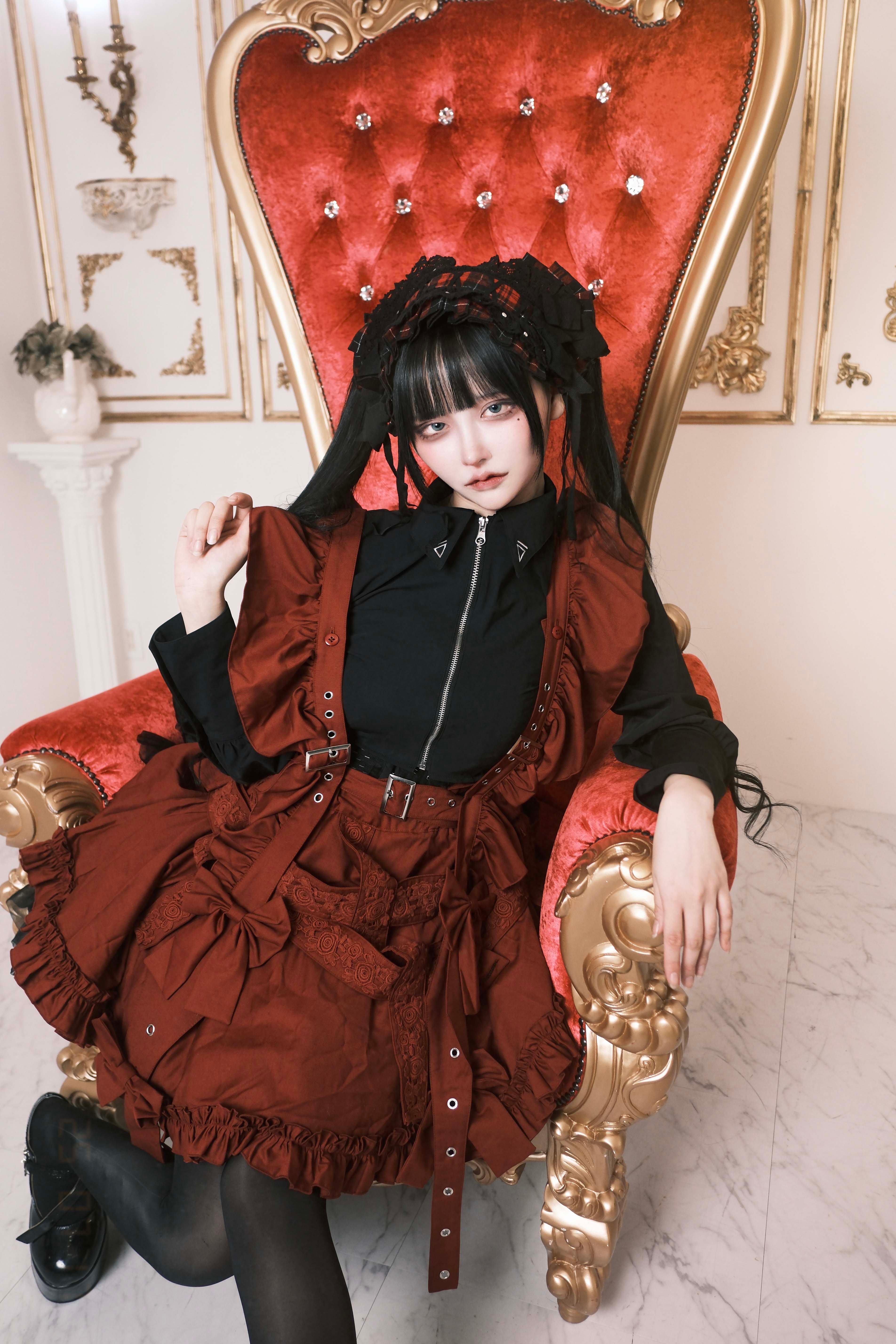 るぴめぇちゃん専用　HIDOLATRAL ローズレースクリノリンスカート original