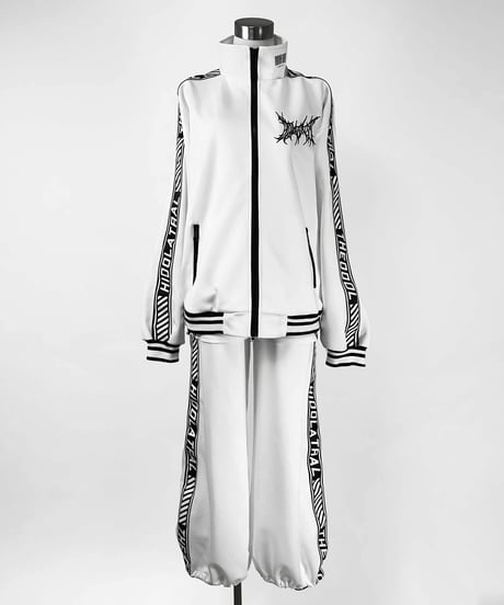 《ブランドロゴジャージトップス》WHITE