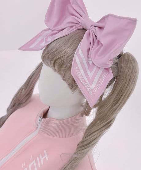《CyberJerseyシリーズ》クソデカリボンクリップ(PINK)