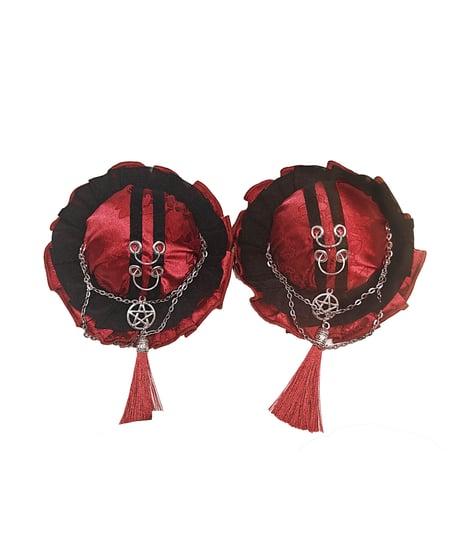 HIDOLATRAL THEODOL クソデカリボンクリップRED HIDOLATRAL THEODOL クソデカリボンクリップRED HIDOLATRAL