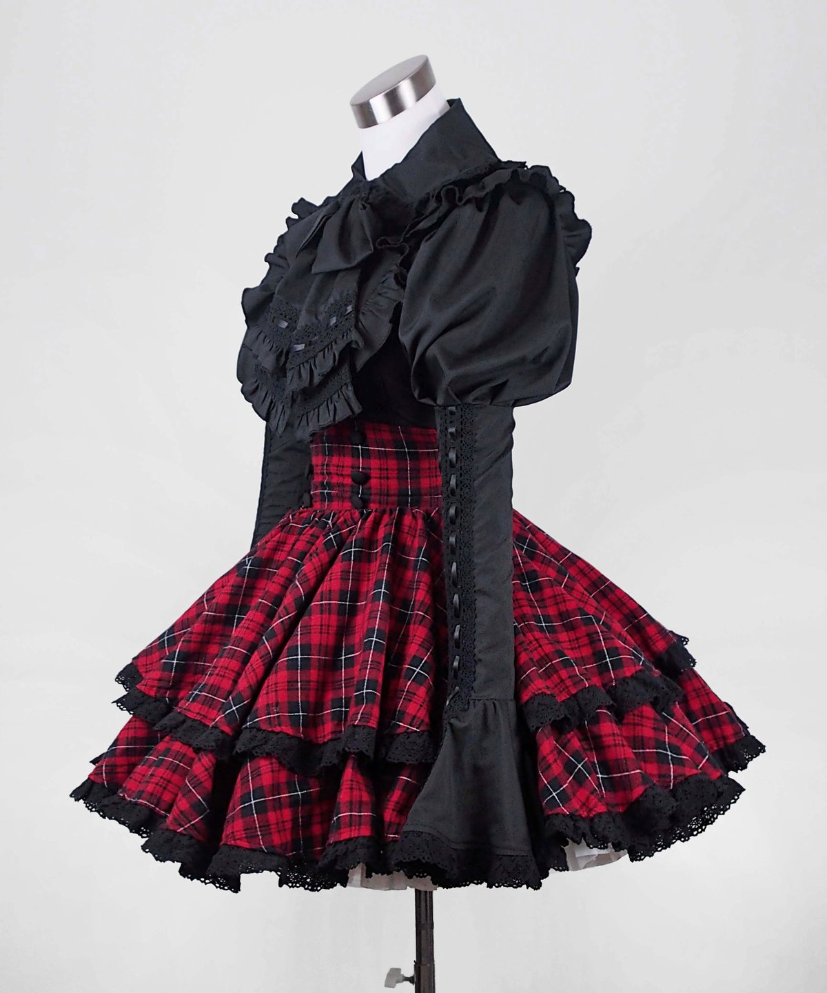 HIDOLATRAL THEODOL ヨーク襟パフスリーブブラウス 白 ホワイト fit=scale-down,w=1200