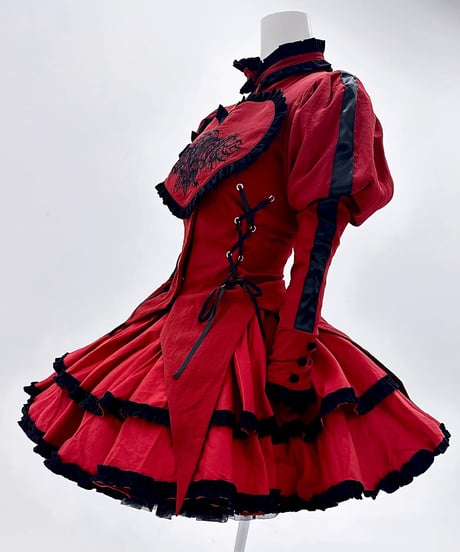 《メタルドールブラウス》RED