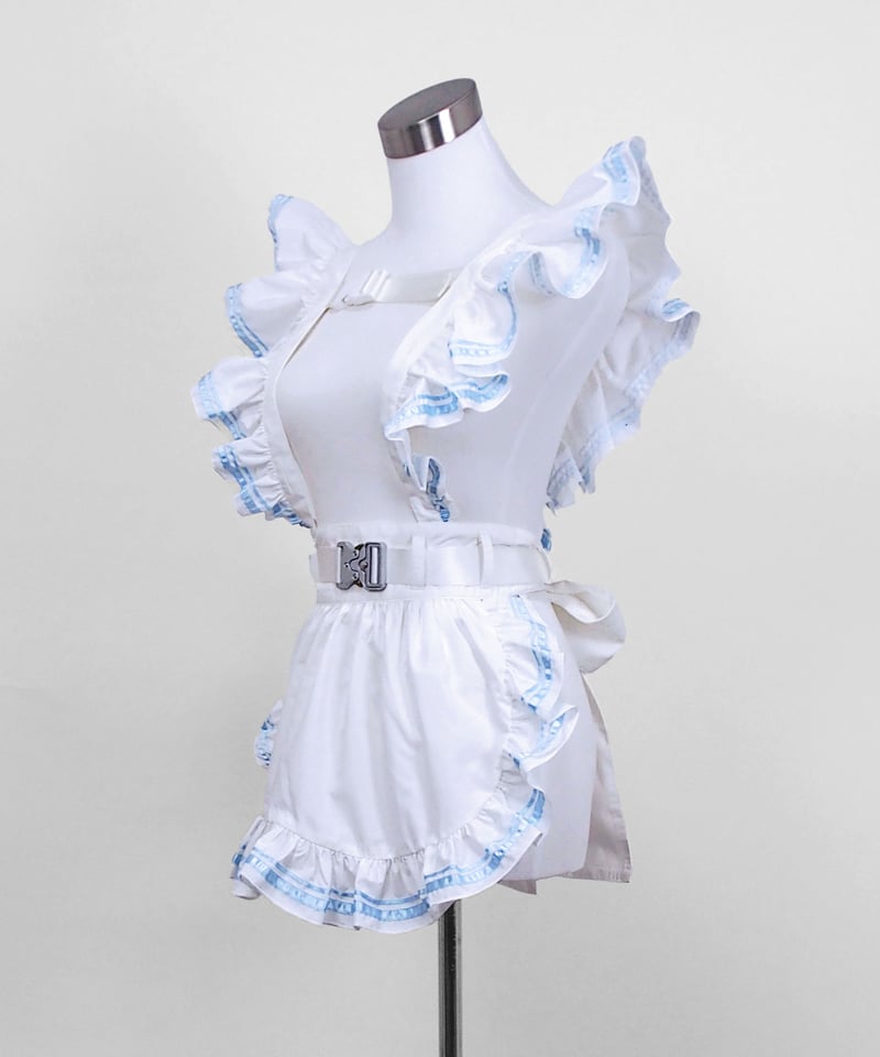 サイバーメイドエプロン》WHITE×SAX | HIDOLATRAL THEODOL サイバーメイドエプロン》WHITE×SAX | HIDOLATRAL THEODOL