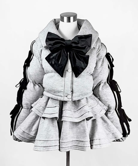 《リボンダウンセットアップ》ボトムス GRAY