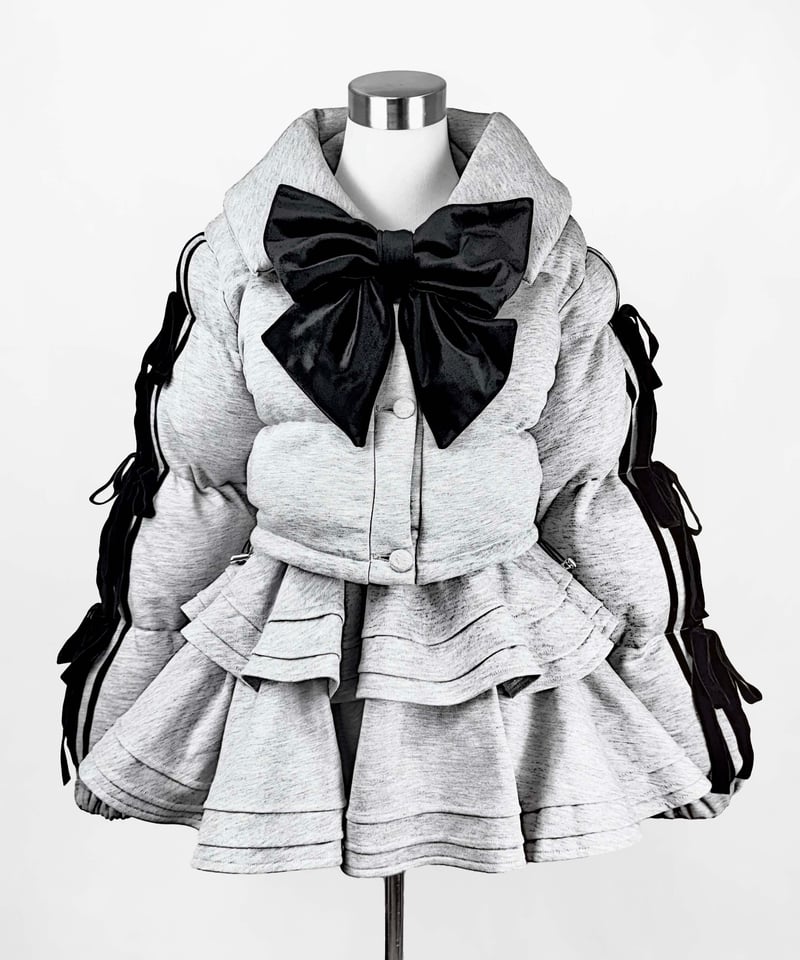 リボンダウンセットアップ》トップス GRAY | HIDOLATRAL THEODOL