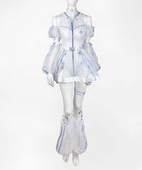 【HIDOLRAL THEODOOL】 サイバージャージスイムウェア サイバージャージスイムウェア/ラッシュガード&スカート 》BLACK