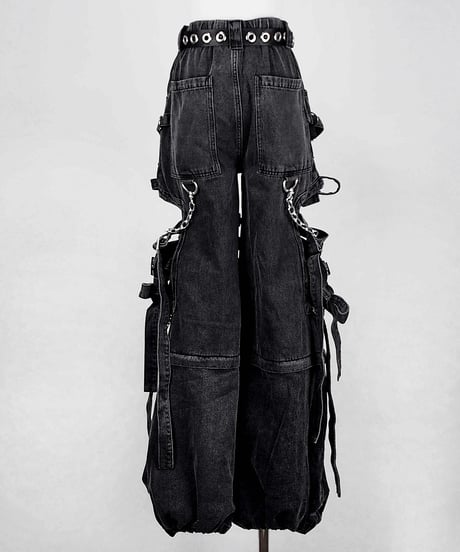 《ボンテージデニムパンツ》GRAY