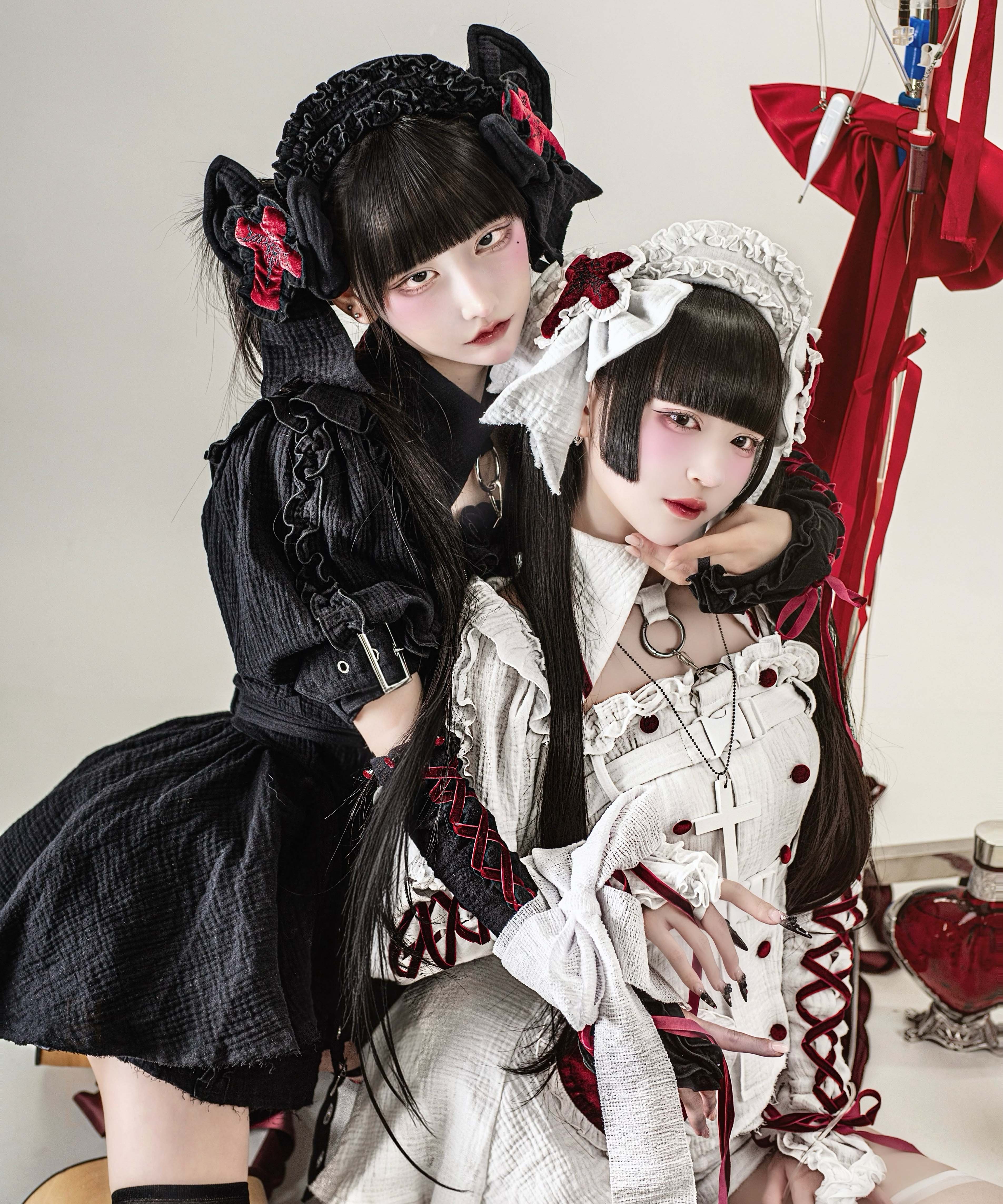 退廃ナースヘッドドレス》BLACK | HIDOLATRAL THEODOL