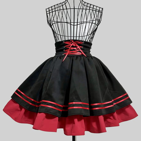 《China-Jerseylolita Setup》スカート（Black）