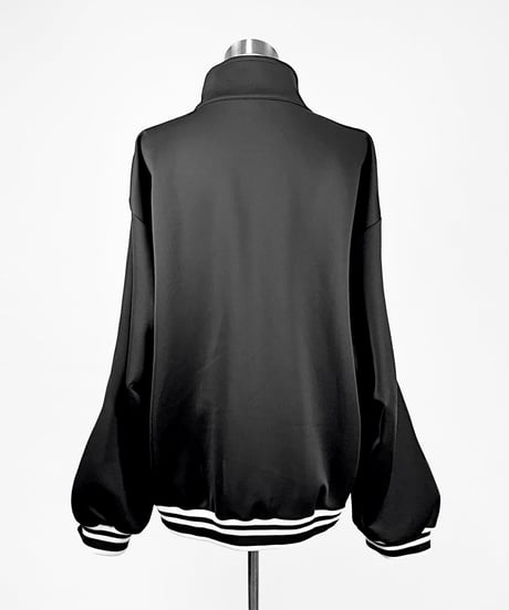 《ブランドロゴジャージトップス》BLACK