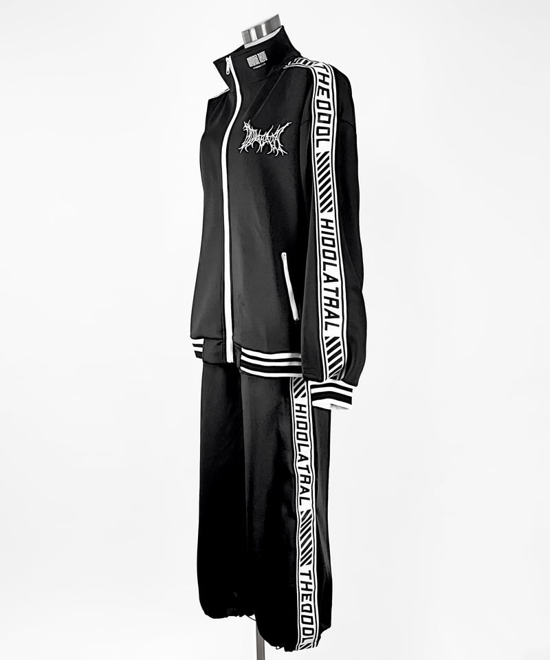 ブランドロゴジャージトップス》BLACK | HIDOLATRAL THEODOL