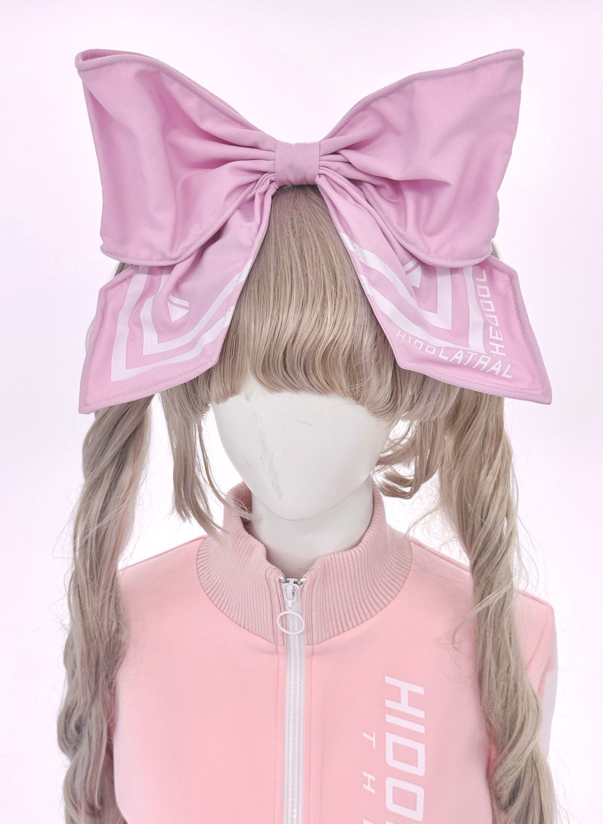 CyberJerseyシリーズ》クソデカリボンクリップ(PINK