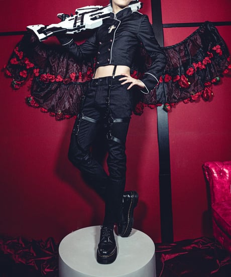 《拘束十字架軍服ジャケット》BLACK