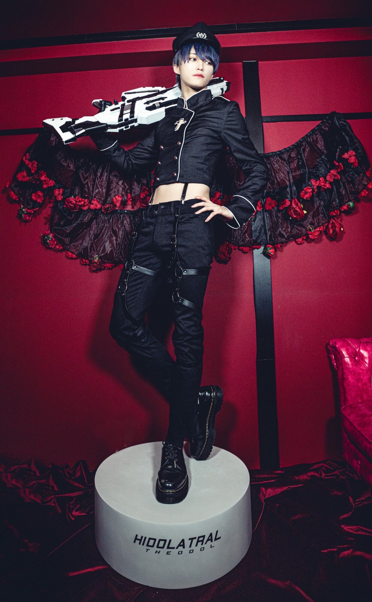 拘束十字架軍服ジャケット》BLACK | HIDOLATRAL THEODOL