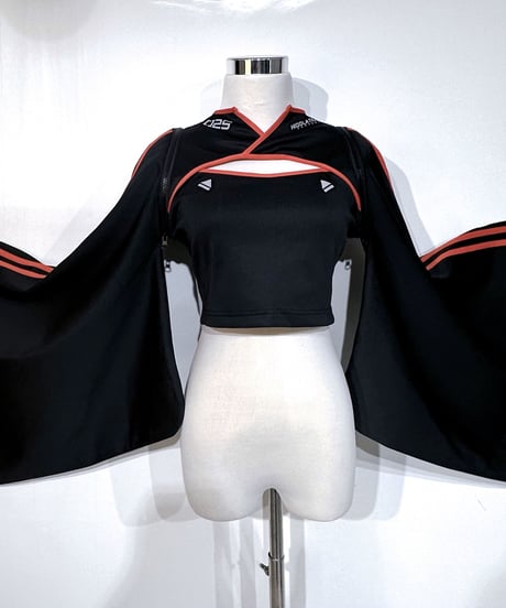 《機械少女着物ジャージセットアップ》BLACK
