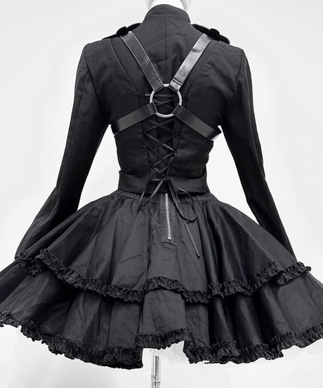 《拘束十字架軍服ジャケット》BLACK