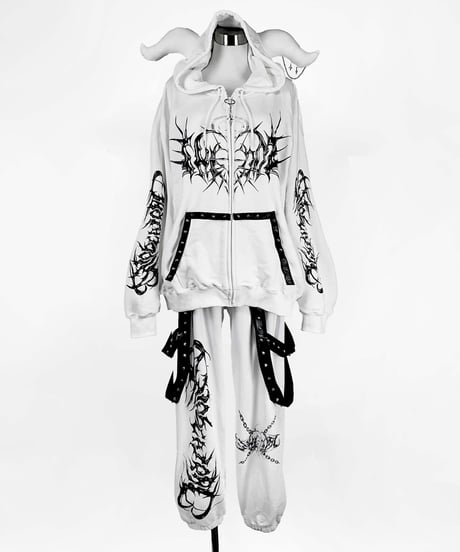 《メタルエンジェルロングパンツ》WHITE