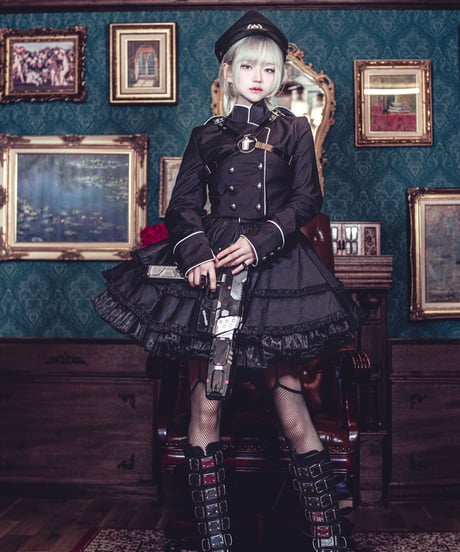 《拘束十字架軍服ジャケット》BLACK