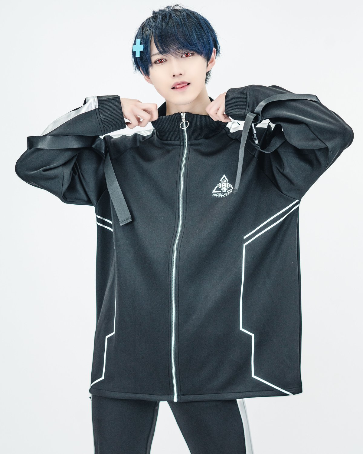 サイバージャージロング-Tops-》BLACK | HIDOLATRAL THEODOL サイバージャージロング-Tops-》BLACK | HIDOLATRAL THEODOL