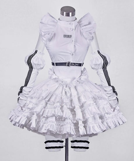 《ジャージロリィタドレスセット》WHITE