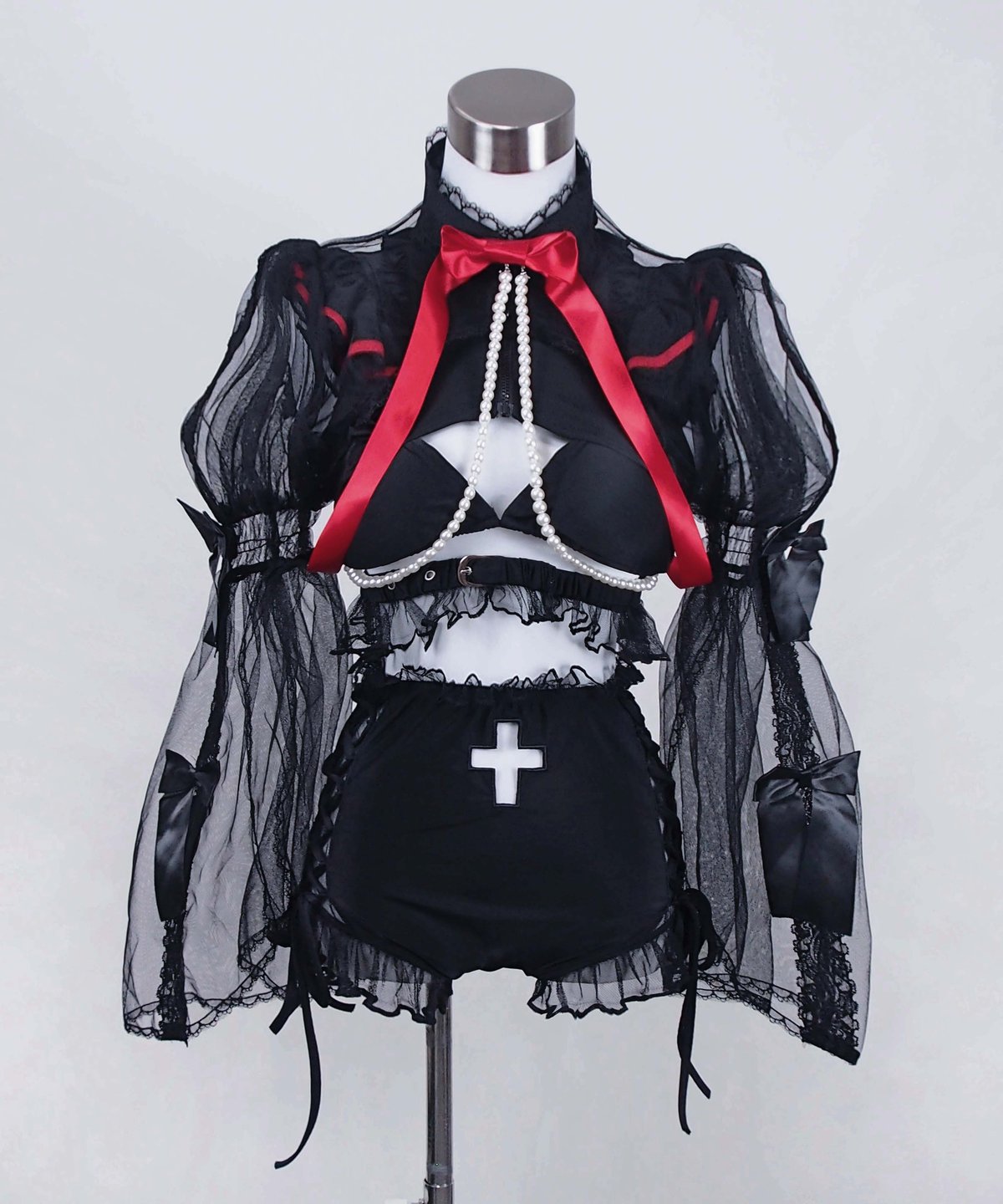 リボンレース姫袖ボレロ》BLACK | HIDOLATRAL THEODOL