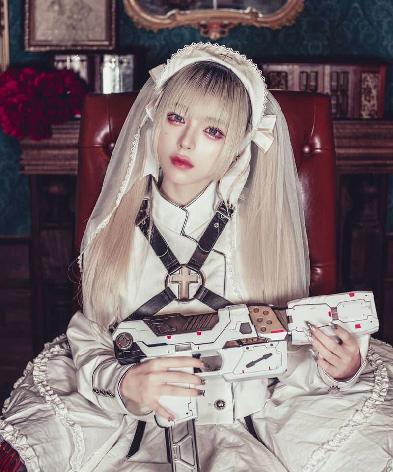 拘束十字架軍服ジャケット》WHITE | HIDOLATRAL THEODOL 拘束十字架軍服ジャケット》WHITE | HIDOLATRAL THEODOL