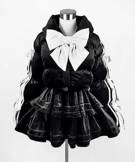 《リボンダウンセットアップ》トップス BLACK