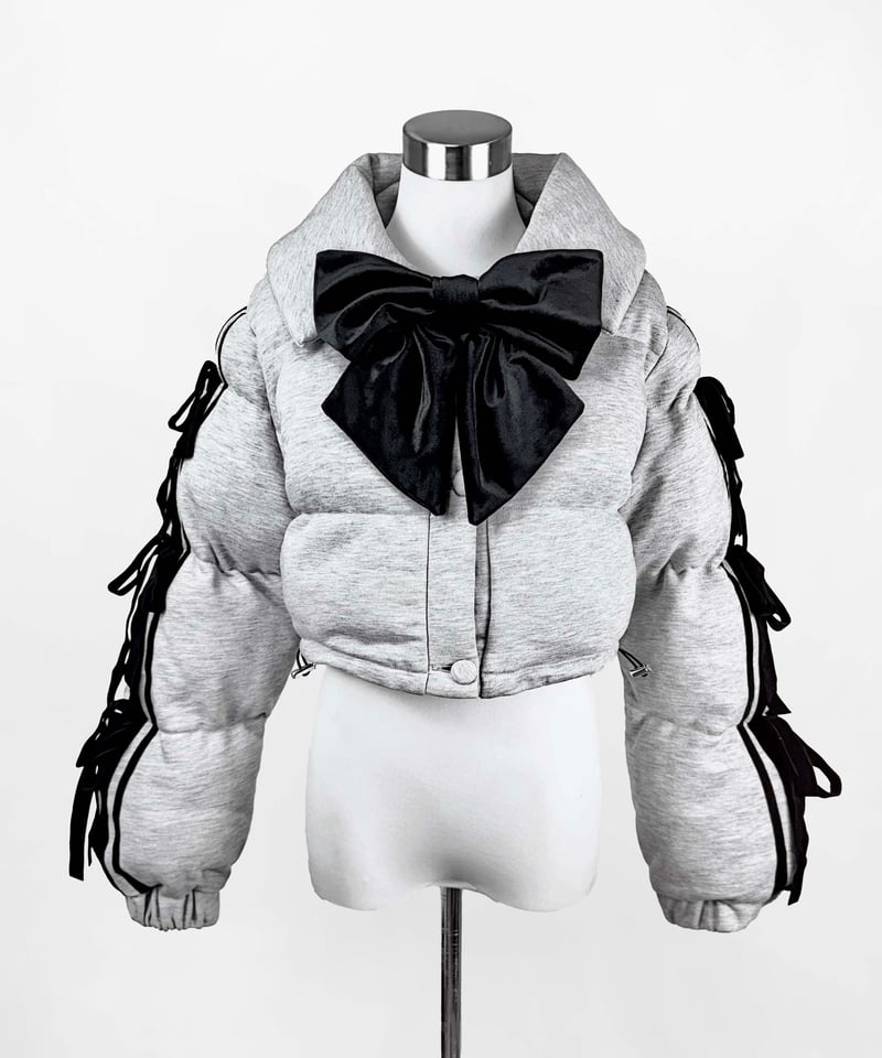 リボンダウンセットアップ》トップス GRAY | HIDOLATRAL THEODOL