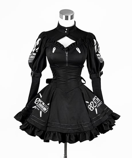 【中央町戦術工芸コラボ】タクティカルコルセットスカートBLACK