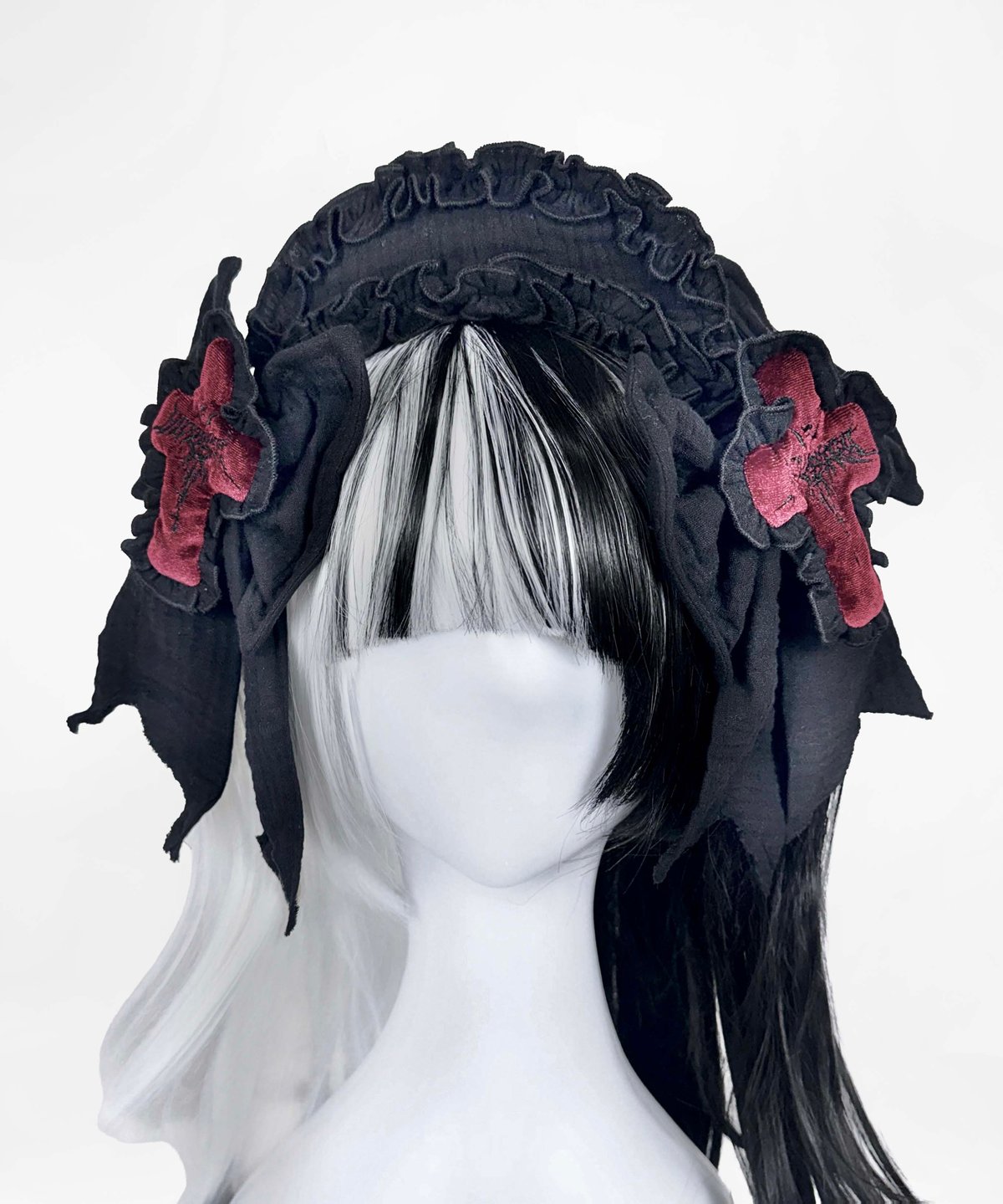 HIDOLATRAL THEODOL 退廃ナースヘッドドレス BLACK 退廃ナースヘッドドレス》BLACK | HIDOLATRAL THEODOL
