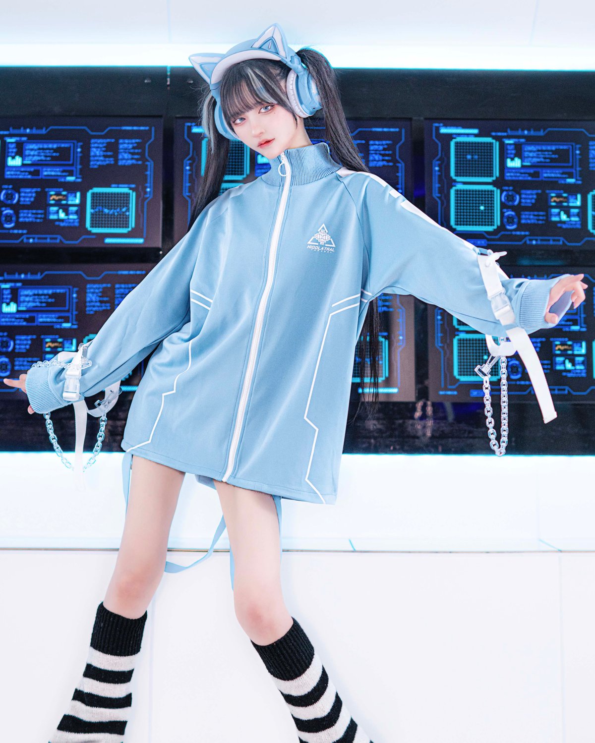 HIDLATRAL THEODOL サイバージャージショートパンツピンク サイバージャージロング-Tops-》PINK | HIDOLATRAL THEODOL