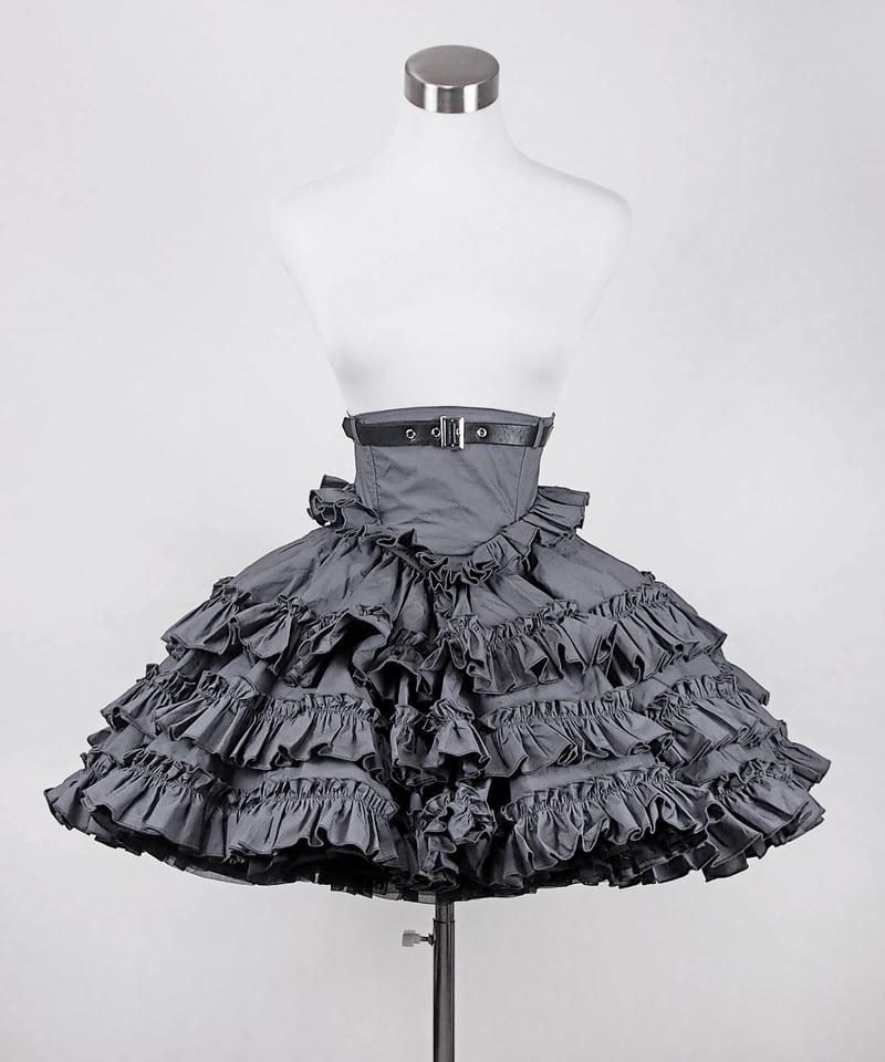 HIDOLATRAL THEODOL 2段フリルコルセットスカート ゴスロリ fit=scale-down,w=1200