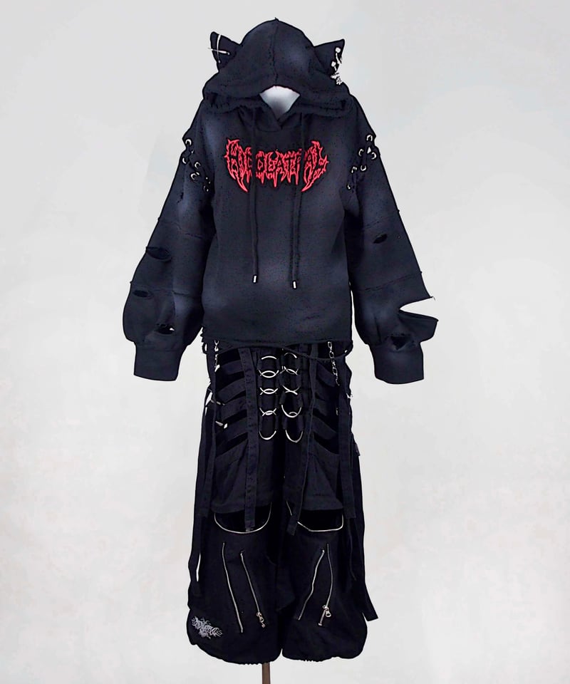 ボンテージデニムパンツ》BLACK | HIDOLATRAL THEODOL ボンテージデニムパンツ》BLACK | HIDOLATRAL THEODOL
