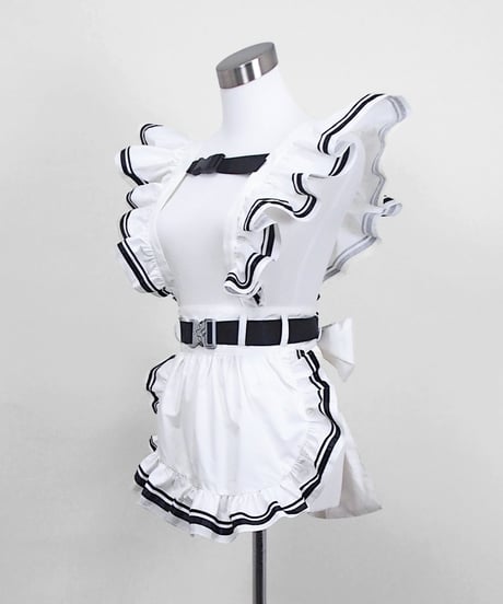 《サイバーメイドエプロン》WHITE×BLACK