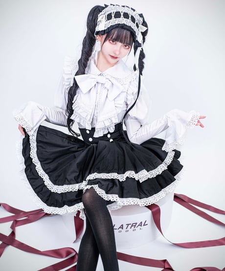 《ヨーク襟パフスリーブブラウス》WHITE