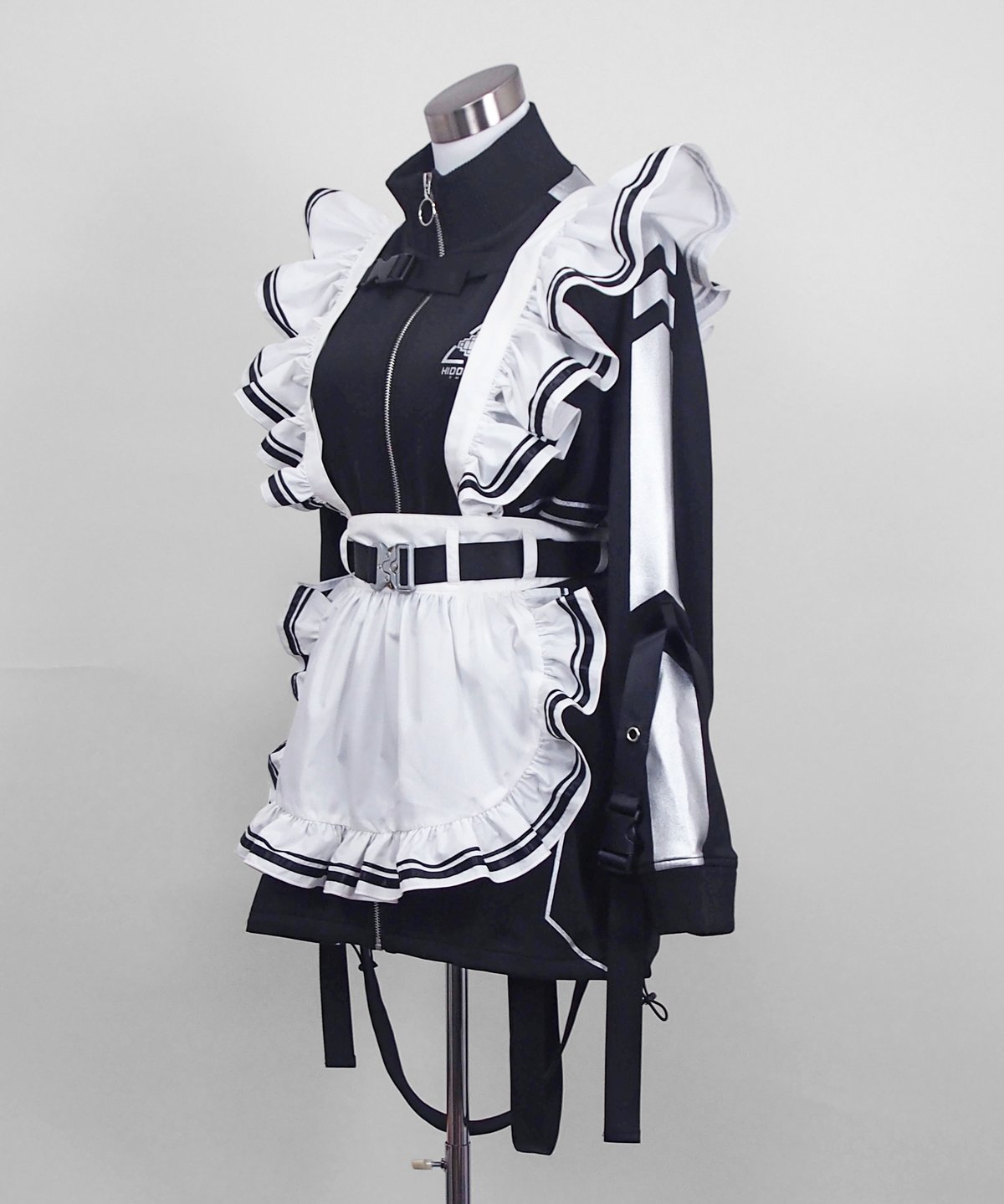 サイバーメイドエプロン》WHITE×BLACK | HIDOLATRAL THEODOL