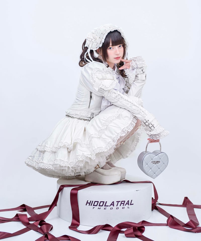 2段フリルコルセットスカート》WHITE | HIDOLATRAL THEODOL 2段フリルコルセットスカート》WHITE | HIDOLATRAL THEODOL