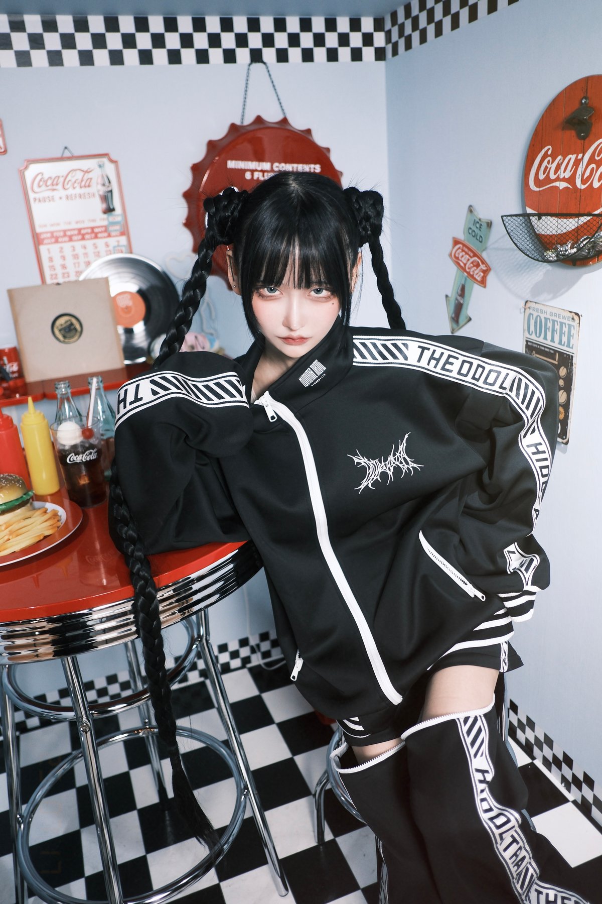 ブランドロゴジャージ2wayパンツ》BLACK | HIDOLATRAL THEODOL