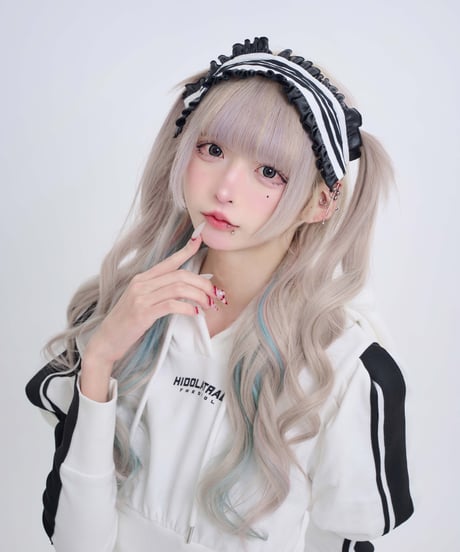 《ジャージロリィタパーカーOP》WHITE