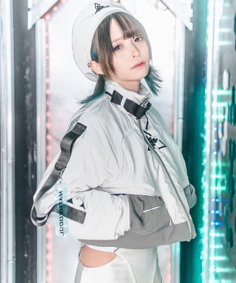 HIDOLATRAL THEODOL ヒューマノイド専用MA-1 WHITE M ヒューマノイド専用MA-1》WHITE | HIDOLATRAL THEODOL