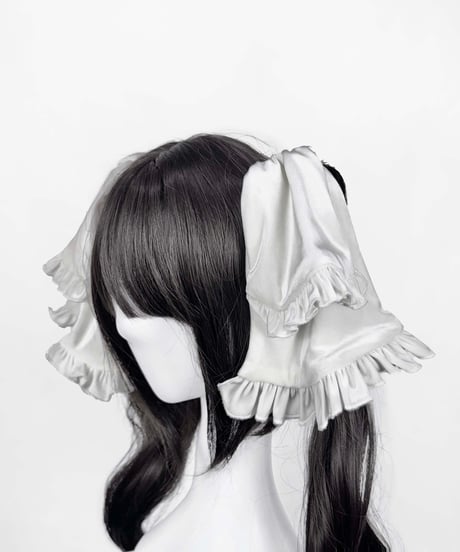 《うさみみフリルリボン》WHITE