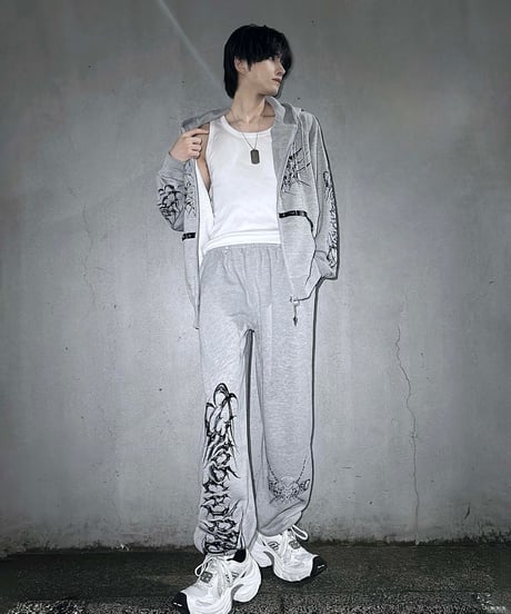 《メタルエンジェルロングパンツ》GRAY